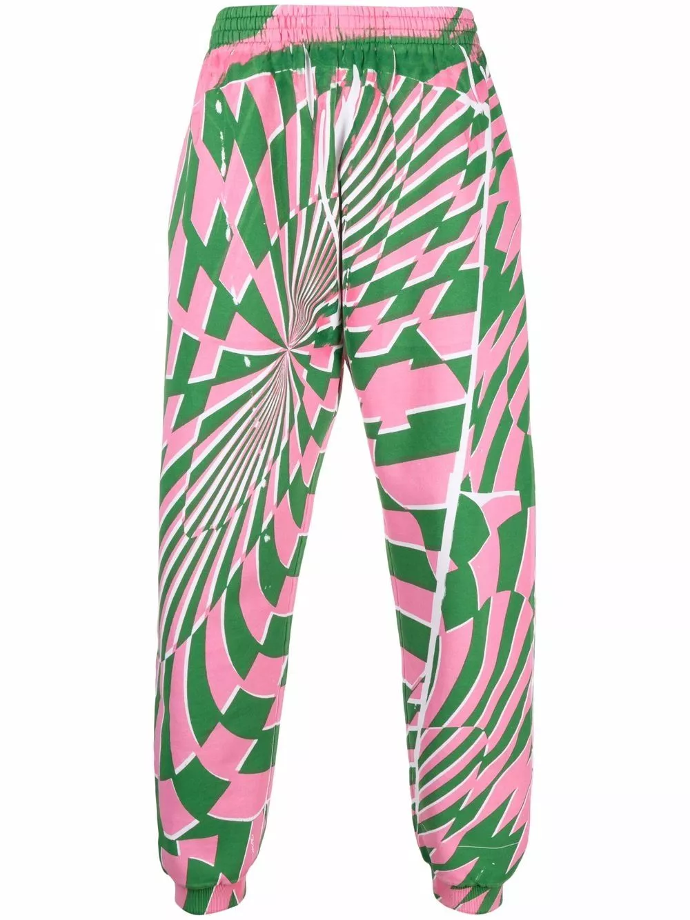 Affordable Stella McCartney x Ed Curtis geometric pattern track pants Men 0116