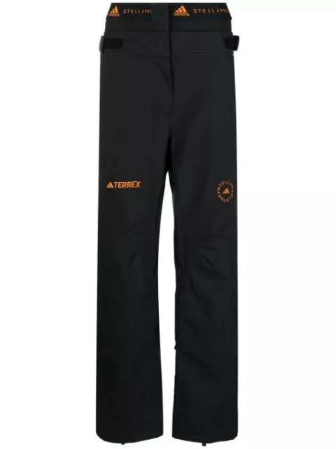 adidas by Stella McCartney x Terrex logo-embroidered straight-leg trousers Men 0116