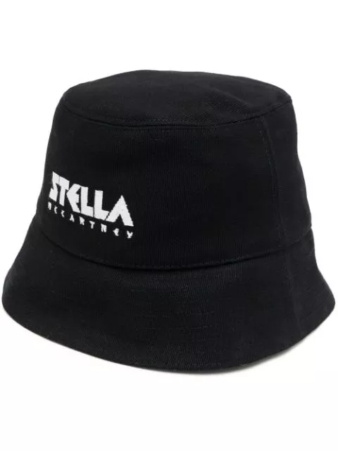 Stella McCartney embroidered-logo bucket hat Men 0113