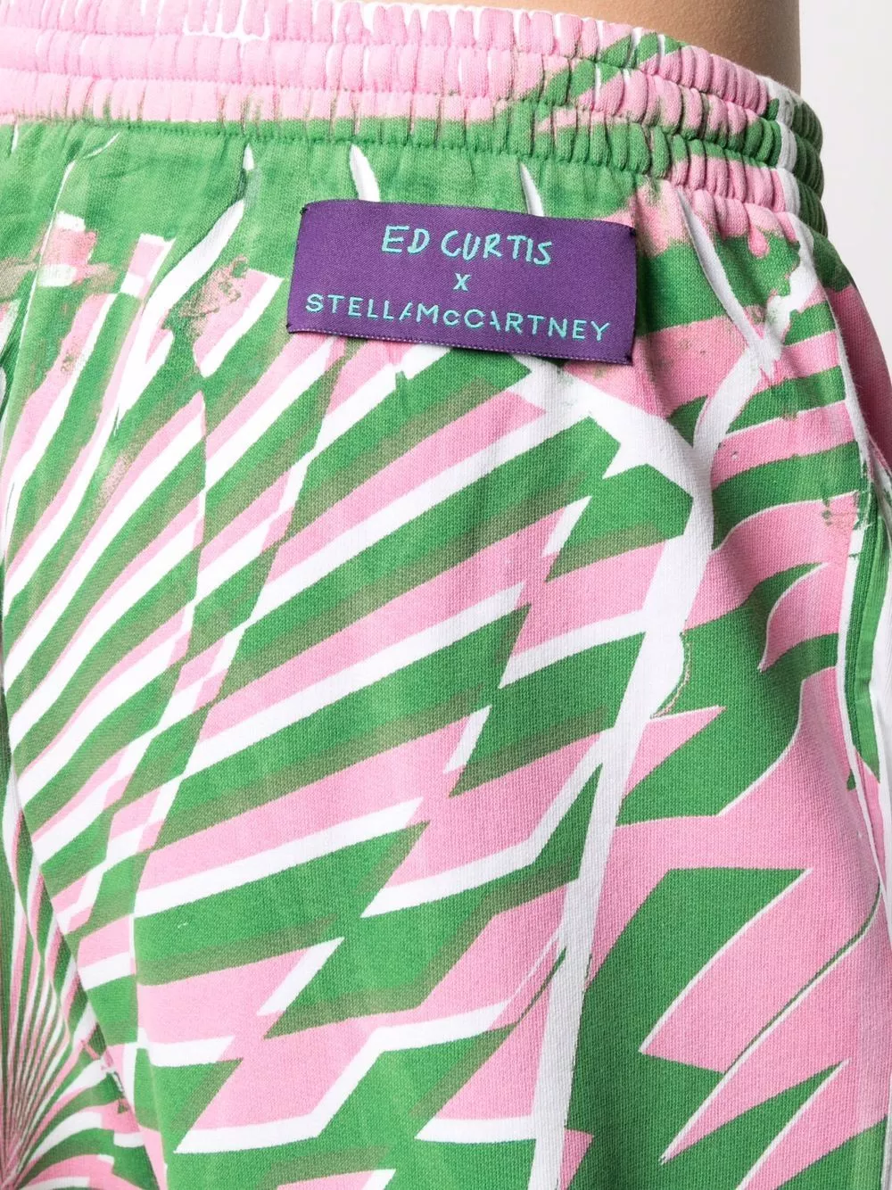 Affordable Stella McCartney x Ed Curtis geometric pattern track pants Men 0116