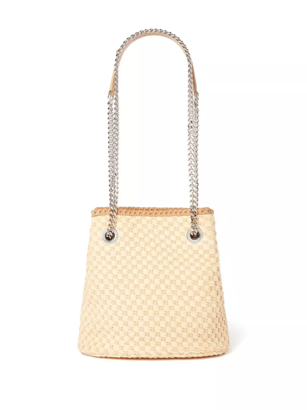 Cheap Stella McCartney Falabella raffia bucket bag Women 0113